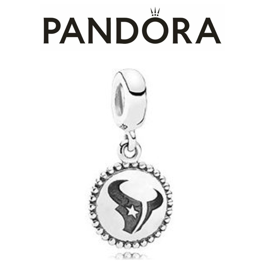 Pandora Houston Texans Dangle Charm